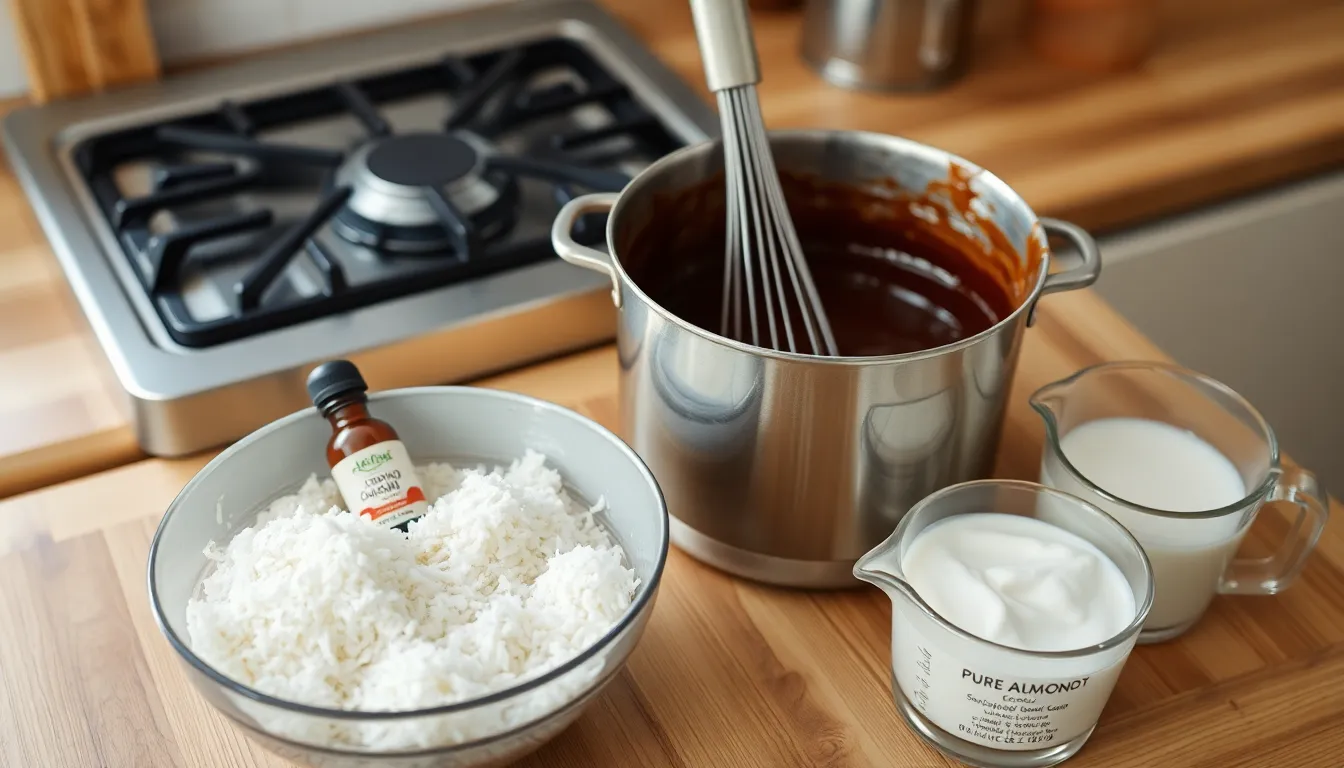DIY Almond Joy Coffee Creamer Recipe: Make This Candy Bar-Inspired Creamer at Home 4 DIY Almond Joy Coffee Creamer Recipe: Make This Candy Bar-Inspired Creamer at Home 3
