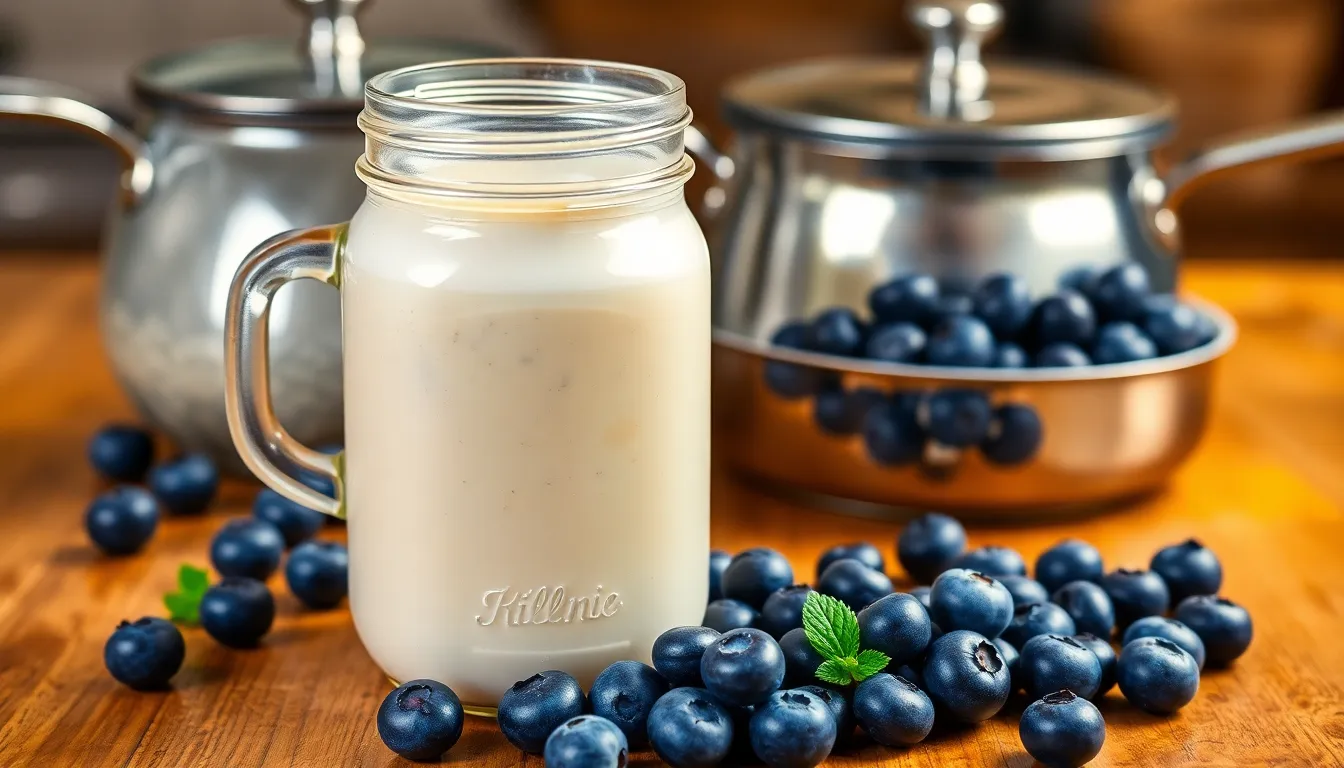 Homemade Blueberry Cobbler Coffee Creamer Recipe (Ready in 15 Minutes!) 3