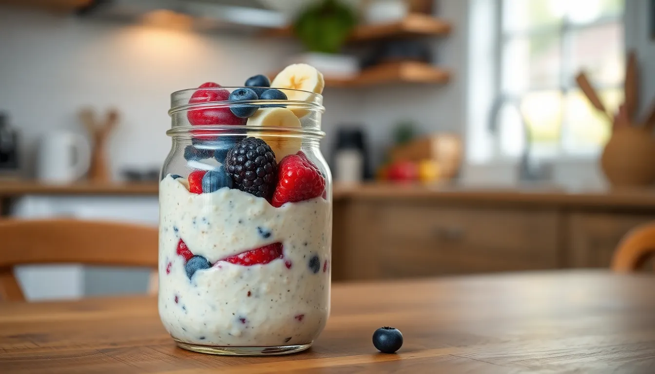 Cottage Cheese Overnight Oats: 15g Protein Breakfast Ready in 5 Minutes 4 Cottage Cheese Overnight Oats: 15g Protein Breakfast Ready in 5 Minutes 3