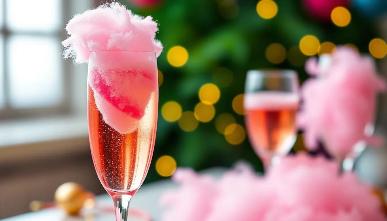 Cotton Candy Champagne: Magical 2-Ingredient Cocktail Recipe That Wow Guests 3