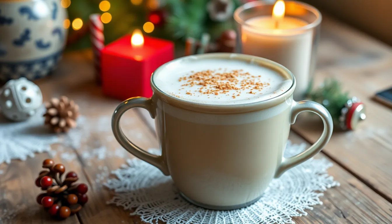 How to Make the Perfect Eggnog Latte at Home (Better Than Starbucks!) 4 How to Make the Perfect Eggnog Latte at Home (Better Than Starbucks!) 3