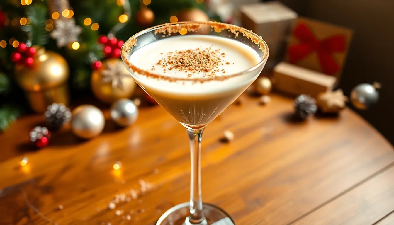 Perfect Eggnog Martini Recipe: Easy Holiday Cocktail for Festive Entertaining 3
