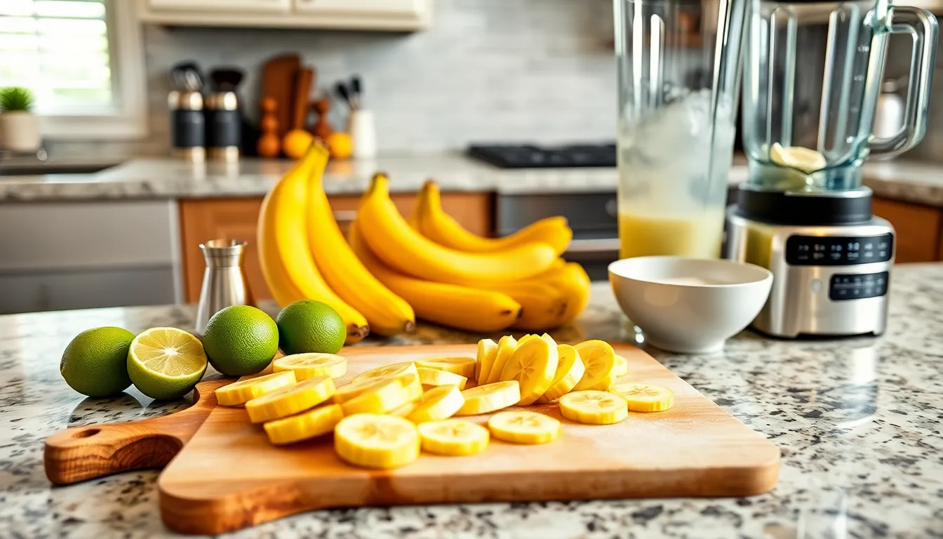 Perfect Frozen Banana Daiquiri Recipe (Creamy, Sweet & Refreshing!) 4 Perfect Frozen Banana Daiquiri Recipe (Creamy, Sweet & Refreshing!) 3