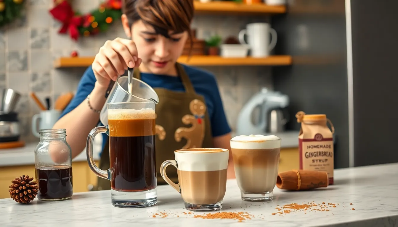Homemade Gingerbread Latte Recipe: Easy Holiday Coffee in 10 Minutes 4 Homemade Gingerbread Latte Recipe: Easy Holiday Coffee in 10 Minutes 3