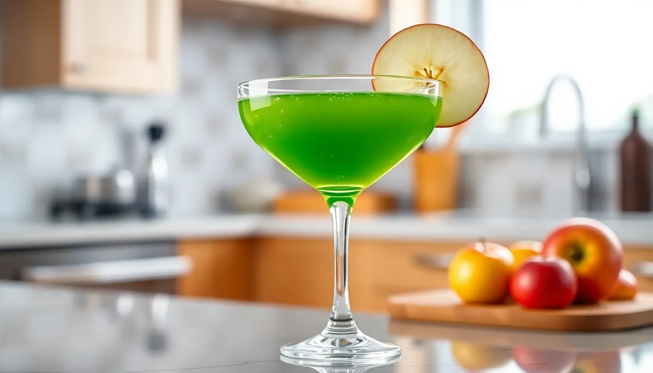 Green Apple Martini Recipe: Perfect Cocktail for Any Occasion (Easy Steps) 4 Green Apple Martini Recipe: Perfect Cocktail for Any Occasion (Easy Steps) 3