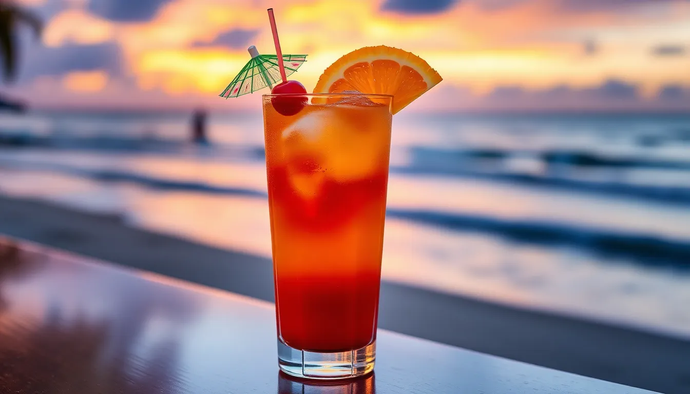 How to Make the Perfect Malibu Sunset Cocktail: Easy Layered Tropical Drink Recipe 4 How to Make the Perfect Malibu Sunset Cocktail: Easy Layered Tropical Drink Recipe 3