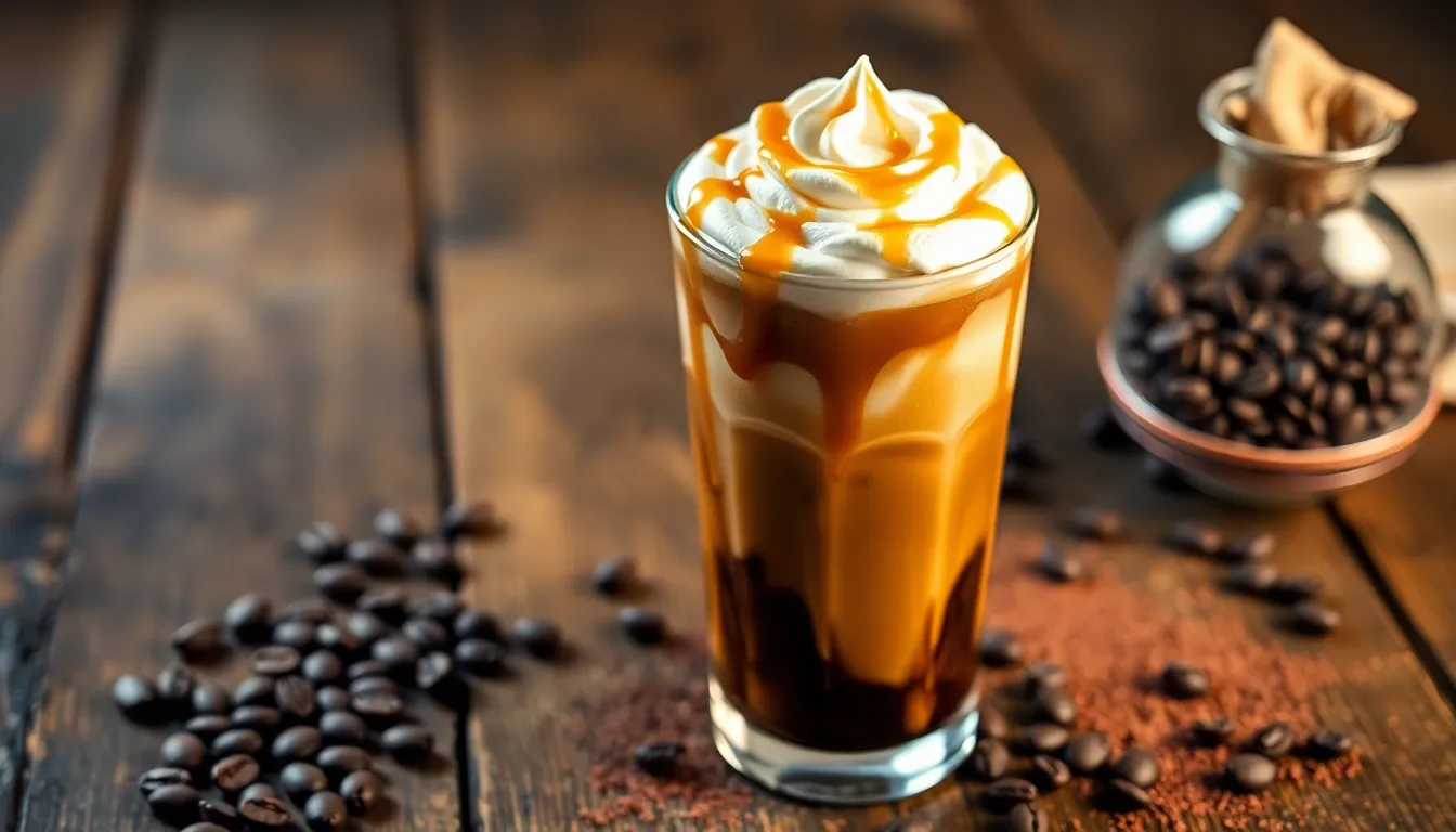 Easy Mocha Caramel Iced Coffee Recipe - Better Than Starbucks & Half the Price 3