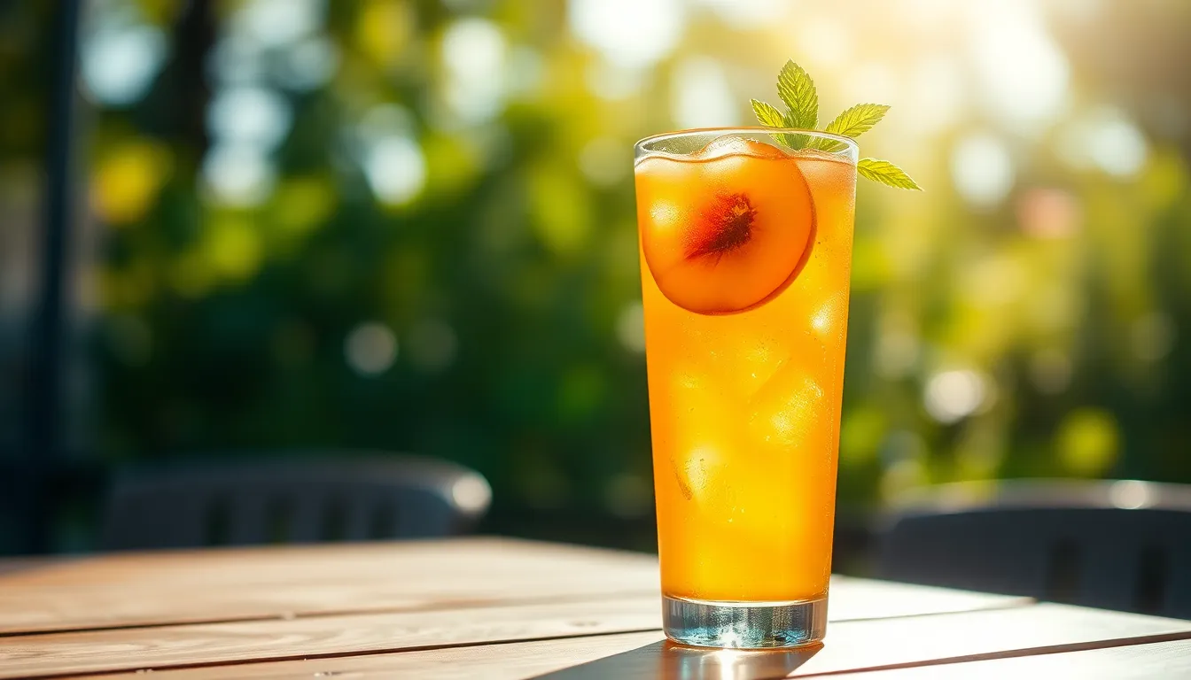 12 Refreshing Peach Drinks to Beat the Heat This Summer (+ Easy Recipes) 3
