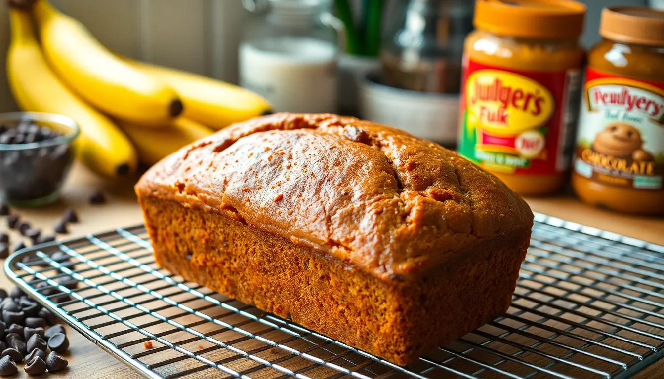 The Ultimate Peanut Butter Chocolate Banana Bread Recipe (So Moist & Easy!) 3