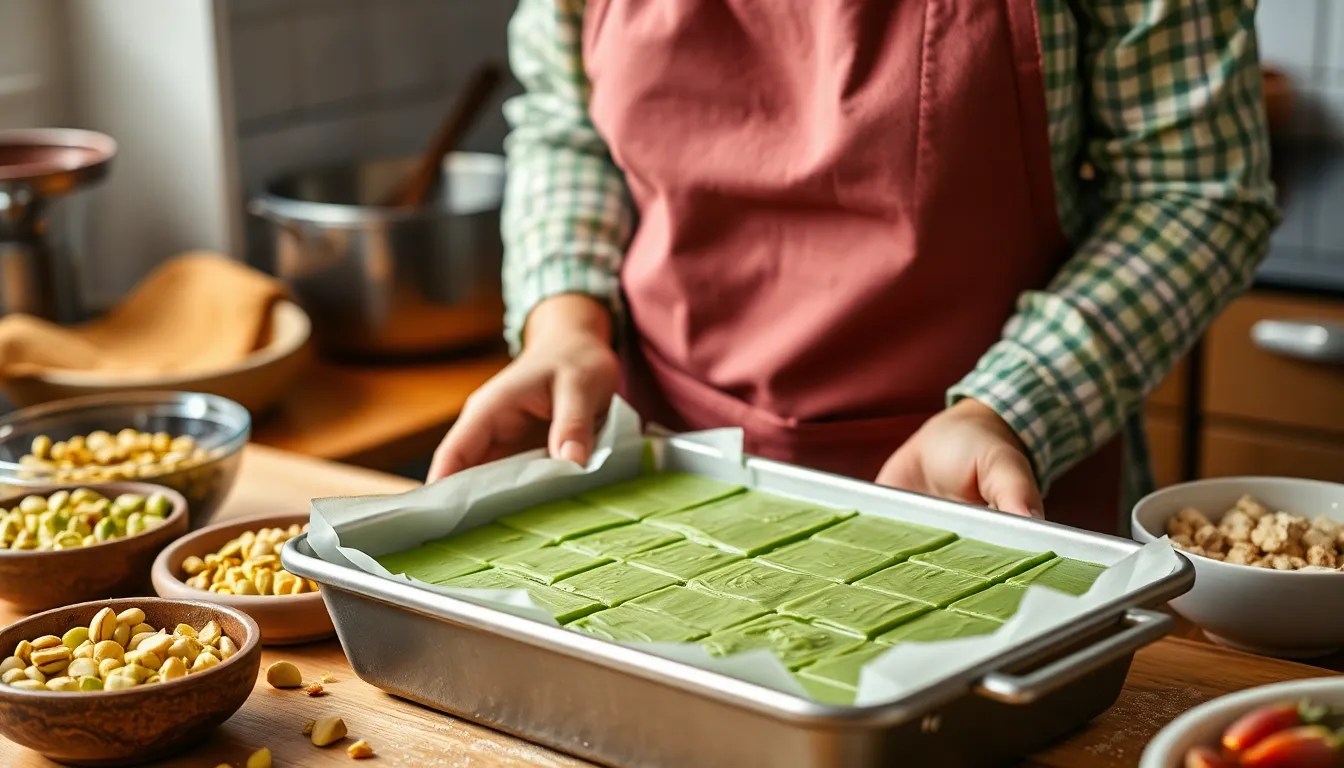 Easy Pistachio Fudge Recipe: Creamy, Nutty & Perfect for Any Occasion 4 Easy Pistachio Fudge Recipe: Creamy, Nutty & Perfect for Any Occasion 3