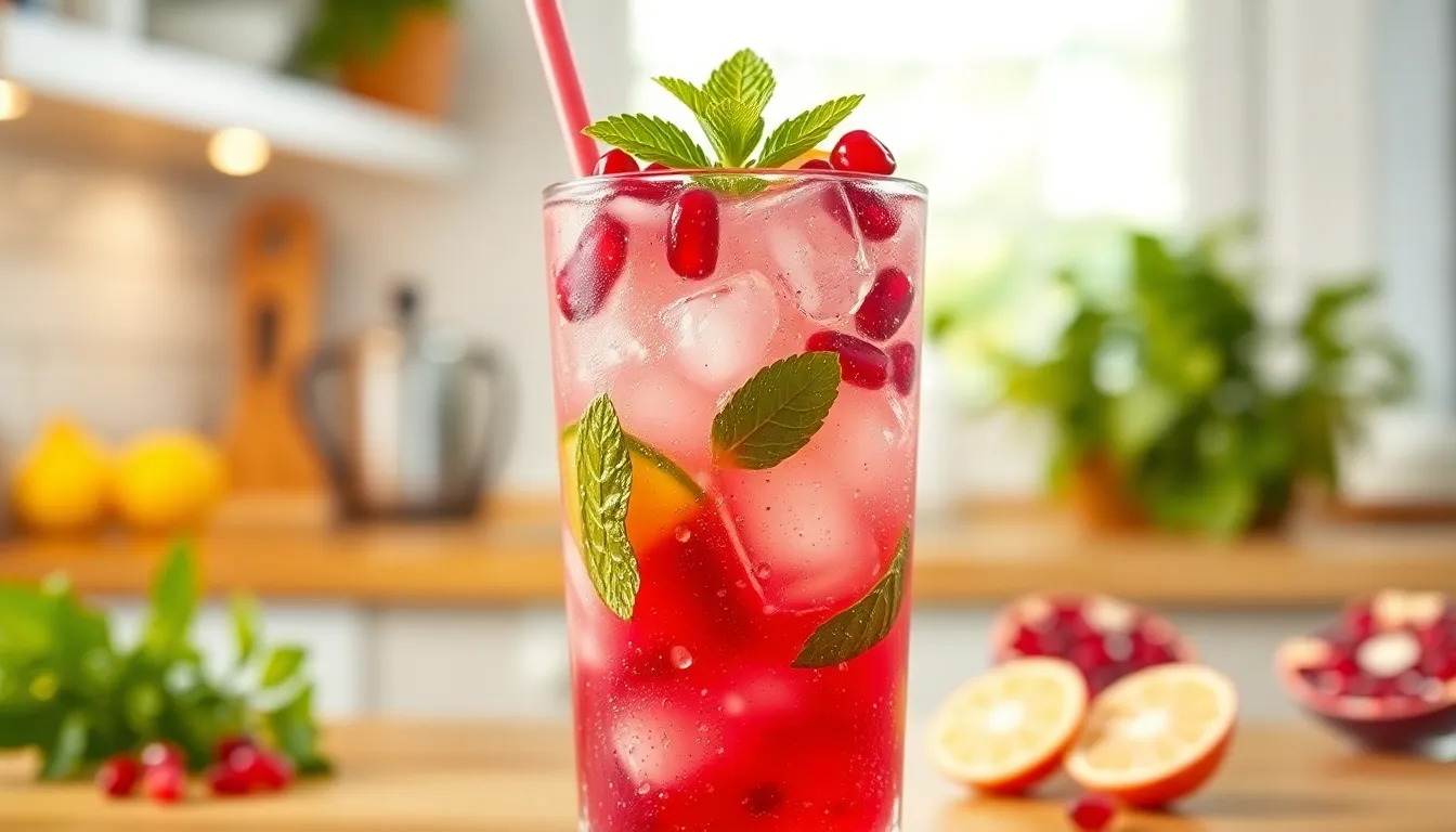 Perfect Pomegranate Mojito Recipe: Easy Refreshing Cocktail in 15 Minutes 4 Perfect Pomegranate Mojito Recipe: Easy Refreshing Cocktail in 15 Minutes 3