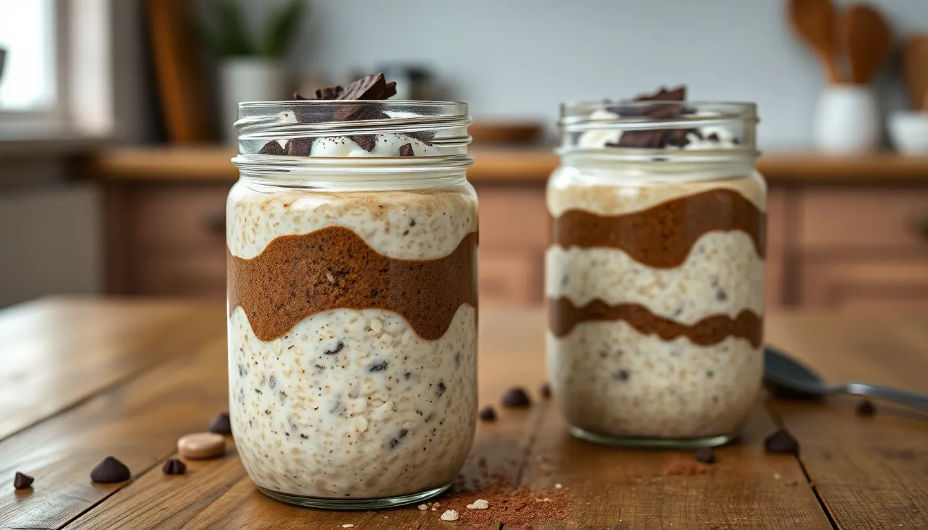 Easy Tiramisu Overnight Oats Recipe: Italian Dessert Meets Healthy Breakfast 4 Easy Tiramisu Overnight Oats Recipe: Italian Dessert Meets Healthy Breakfast 3