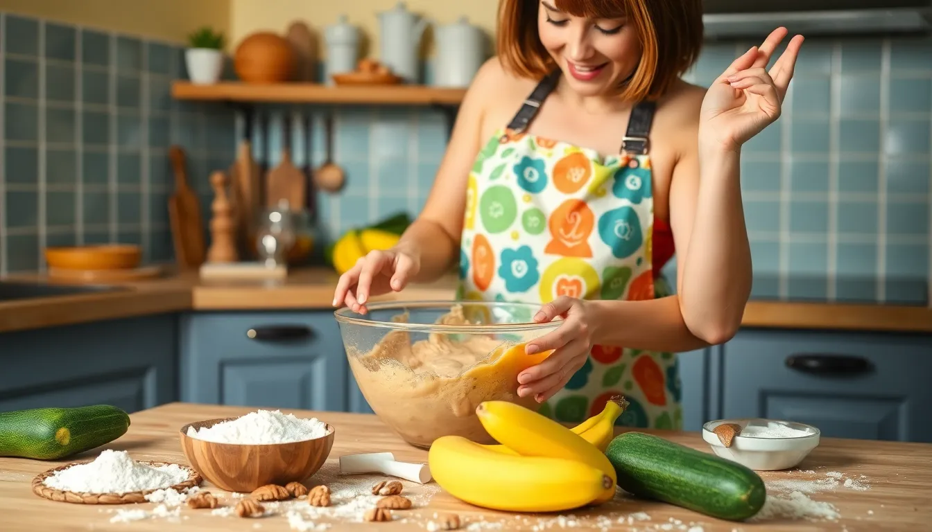 Easy Zucchini Banana Nut Bread Recipe: Moist, Flavorful & Perfect for Using Garden Zucchini 3