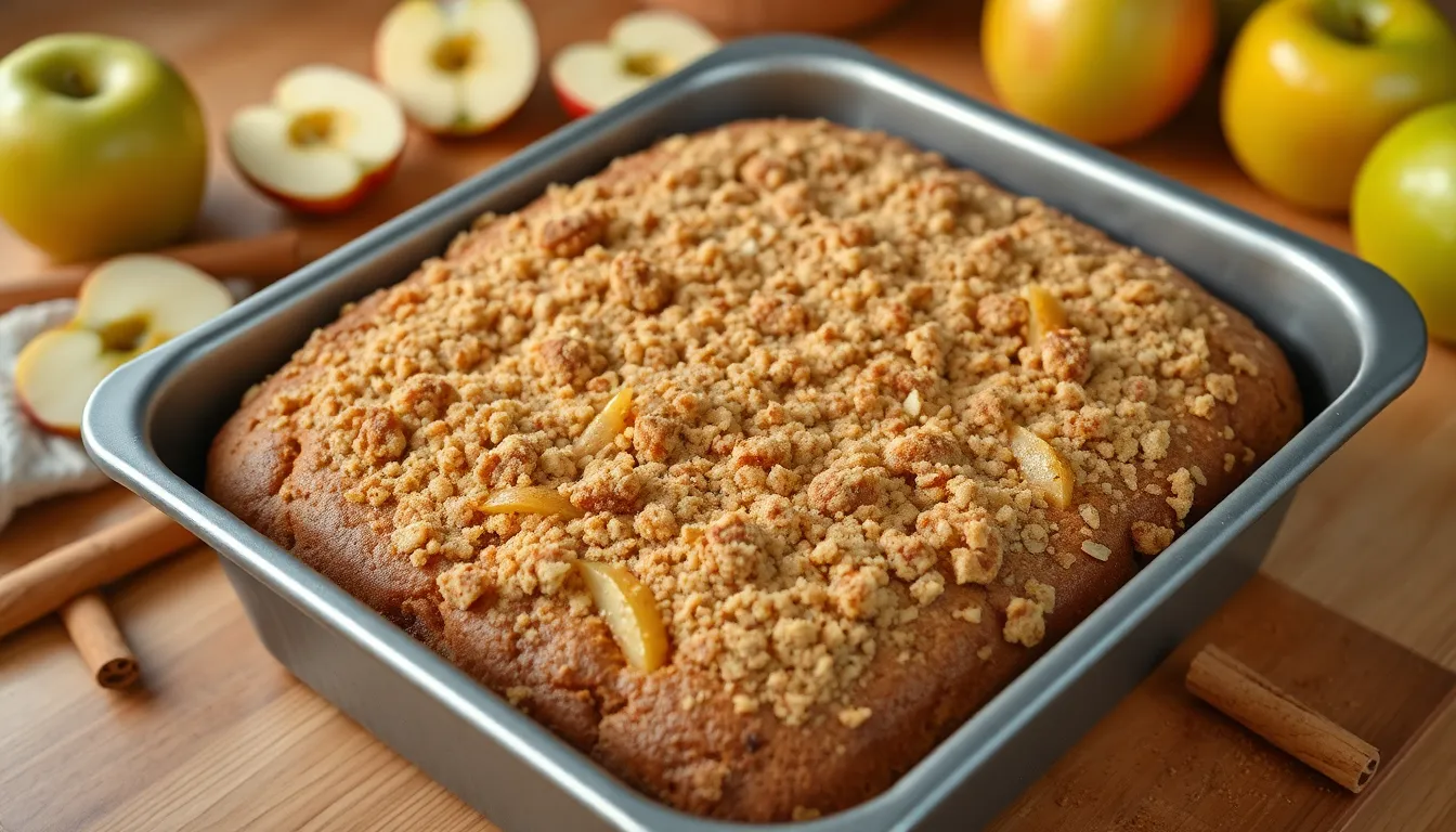 Easy Apple Cinnamon Coffee Cake Recipe with Crumb Topping (Perfect for Brunch!) 5