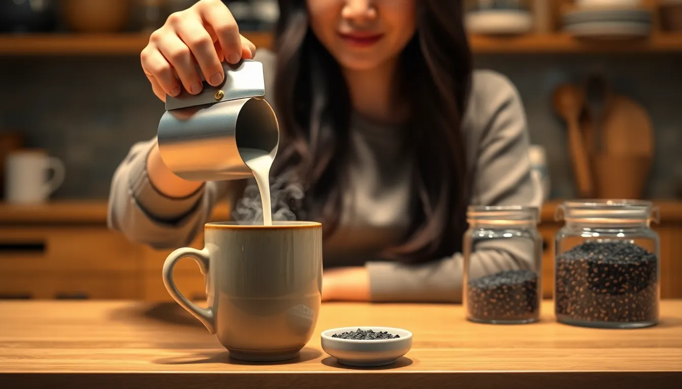 Black Sesame Latte Recipe: How to Make This Creamy Café Drink at Home 5