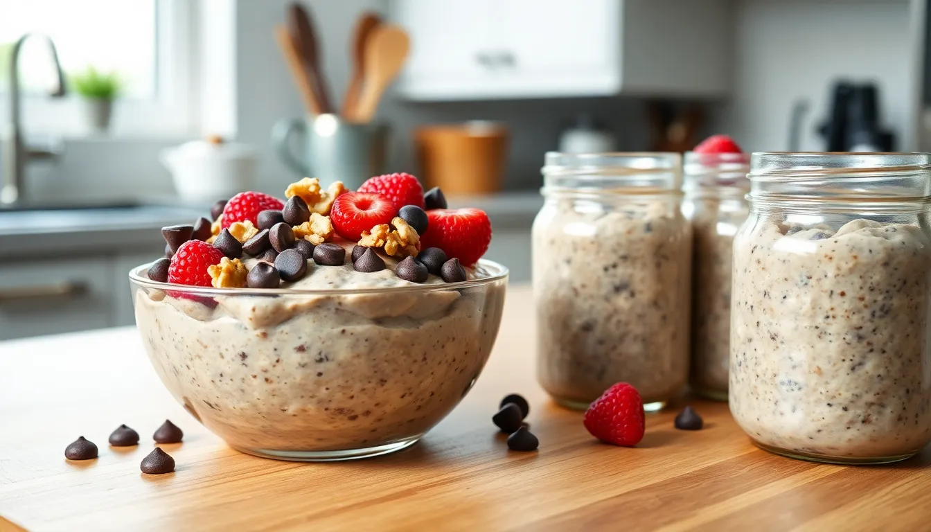 Brownie Batter Overnight Oats Recipe: 5-Minute Healthy Chocolate Breakfast 5