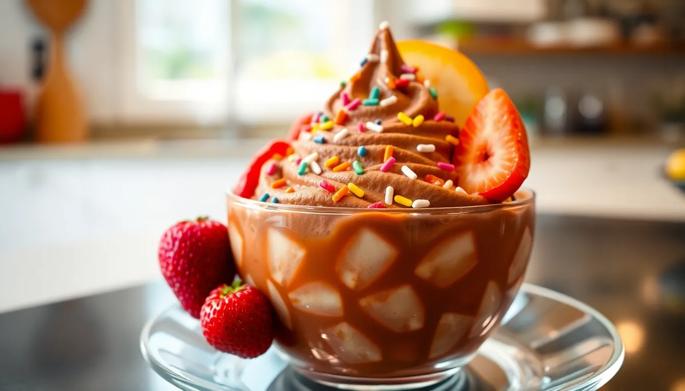 Homemade Chocolate Frozen Yogurt Recipe: Creamy, Healthy & Easy to Make 6 Homemade Chocolate Frozen Yogurt Recipe: Creamy, Healthy & Easy to Make 5