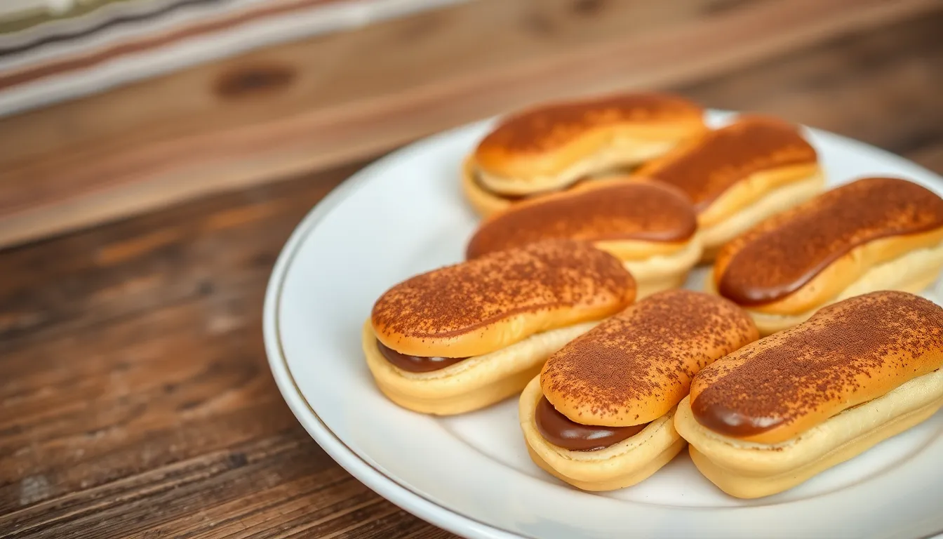 How to Make Perfect Coffee Eclairs: Easy French Pastry Recipe with Coffee Cream 5
