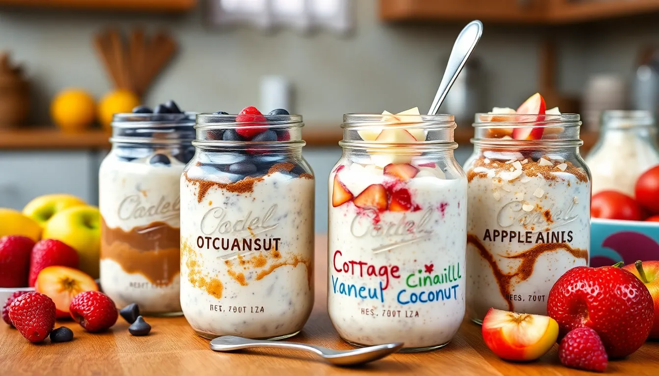 Cottage Cheese Overnight Oats: 15g Protein Breakfast Ready in 5 Minutes 6 Cottage Cheese Overnight Oats: 15g Protein Breakfast Ready in 5 Minutes 5