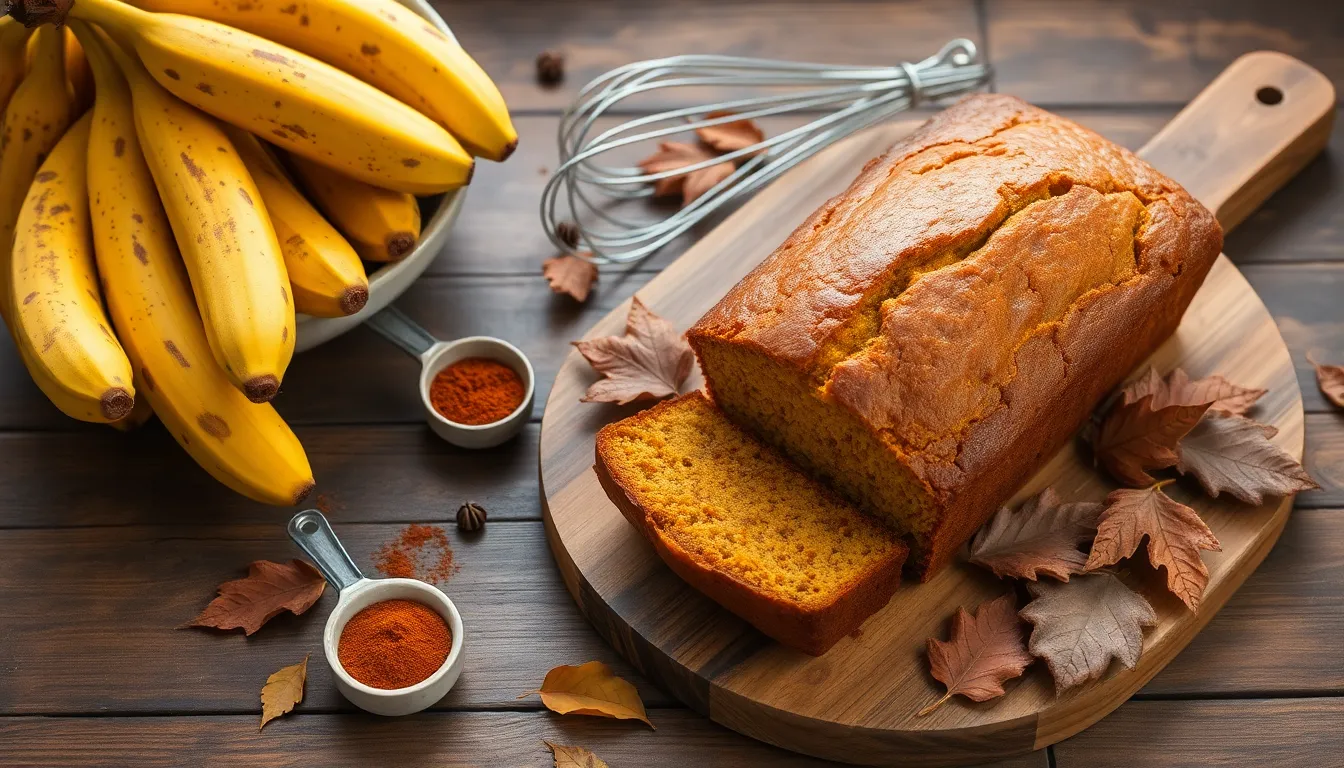 Pumpkin Spice Banana Bread Recipe: Moist Fall Treat Using Overripe Bananas 6 Pumpkin Spice Banana Bread Recipe: Moist Fall Treat Using Overripe Bananas 5