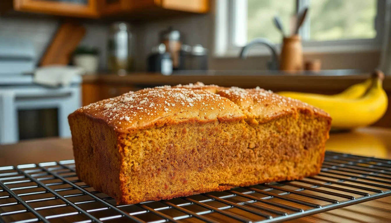 Easy Snickerdoodle Banana Bread Recipe with Cinnamon Sugar Swirl 6 Easy Snickerdoodle Banana Bread Recipe with Cinnamon Sugar Swirl 5