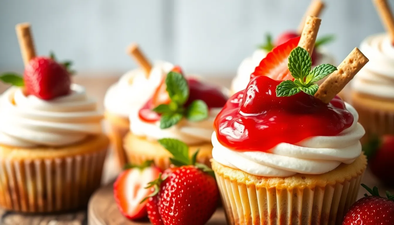 Easy Strawberry Cheesecake Cupcakes Recipe (Step-by-Step Guide) 5