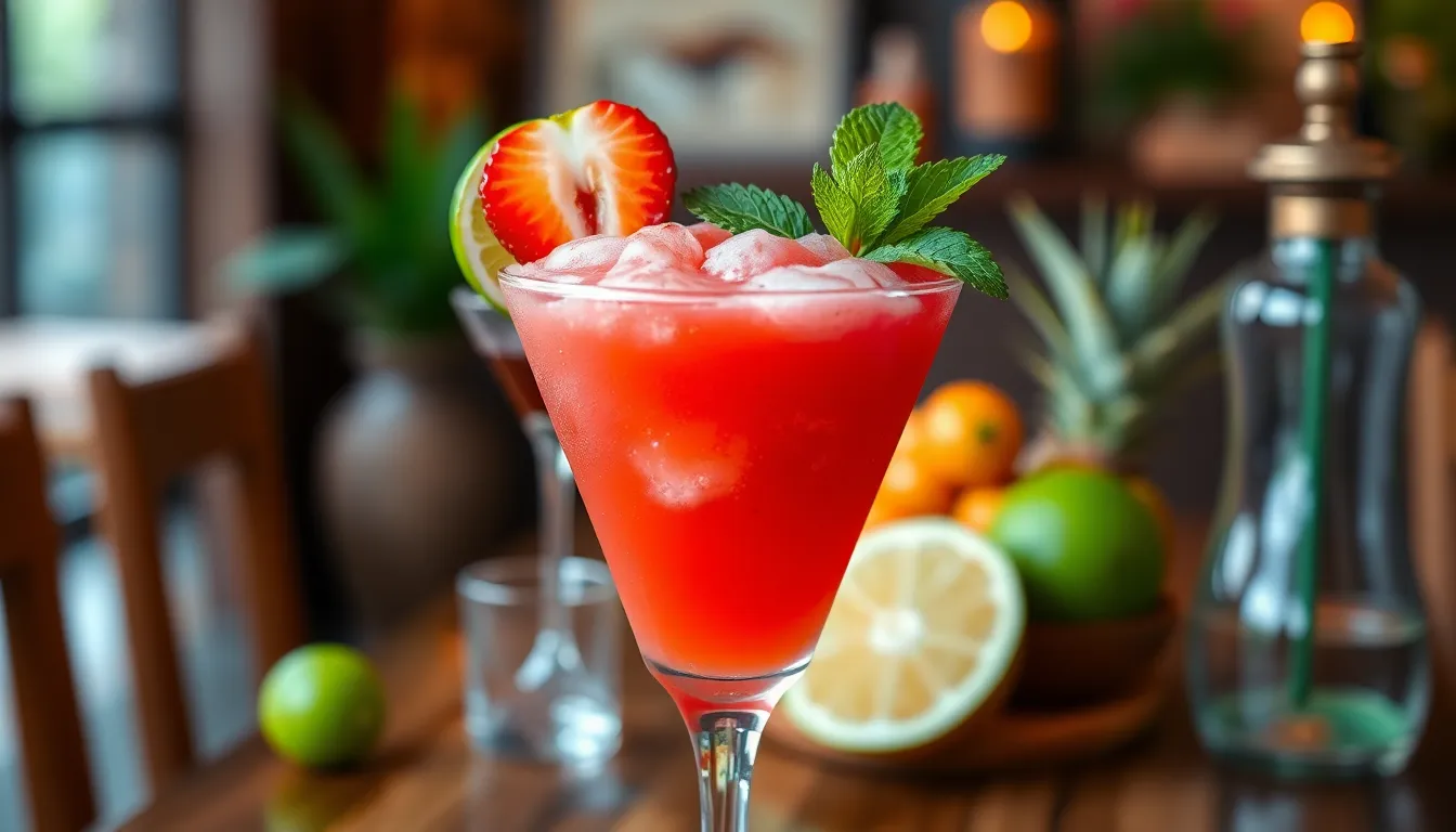 Perfect Strawberry Daiquiri Recipe: Easy Frozen Cocktail in 5 Minutes 6 Perfect Strawberry Daiquiri Recipe: Easy Frozen Cocktail in 5 Minutes 5