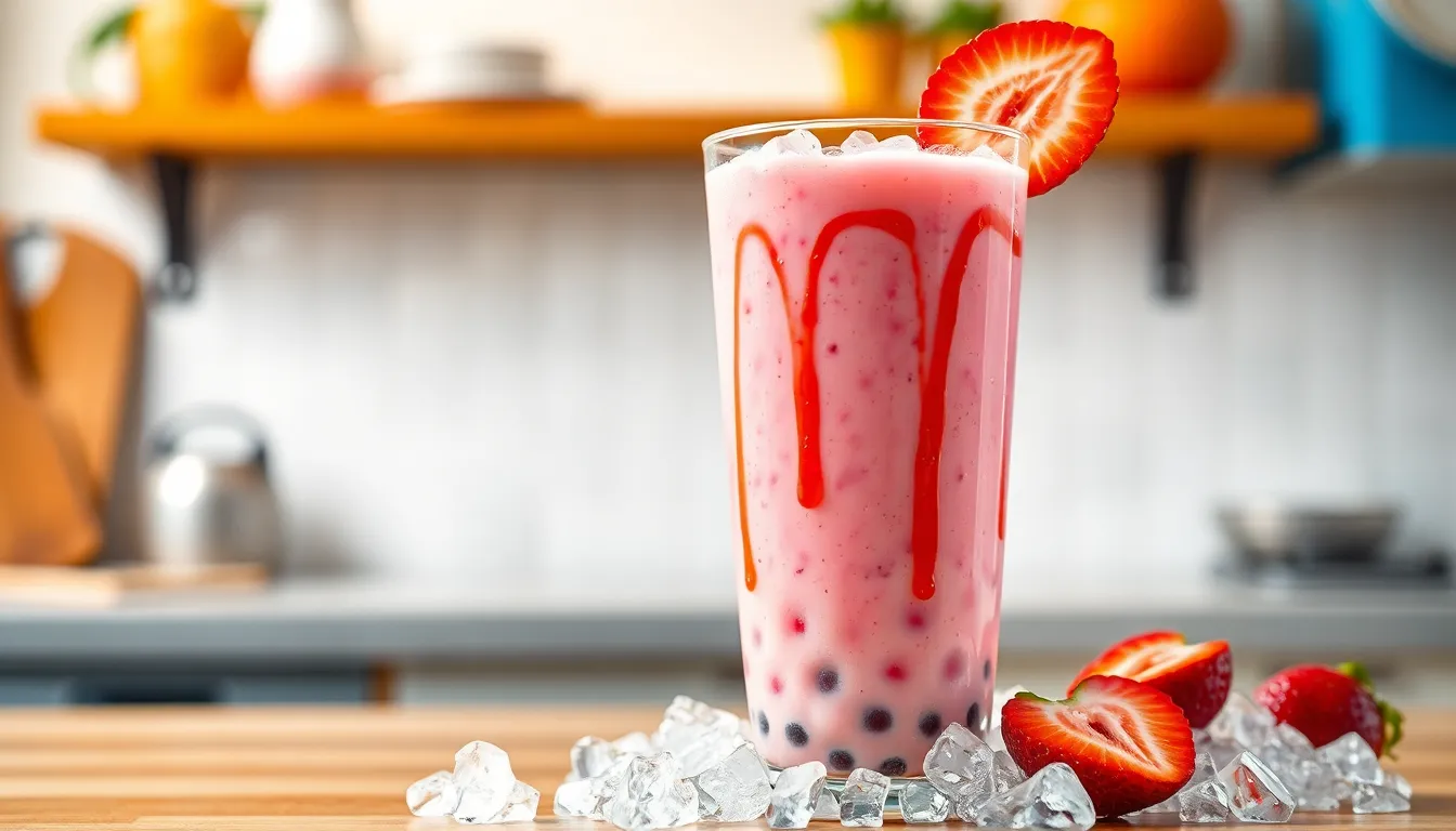 How to Make Strawberry Milk Bubble Tea at Home (Easy Recipe + Pro Tips) 6 How to Make Strawberry Milk Bubble Tea at Home (Easy Recipe + Pro Tips) 5