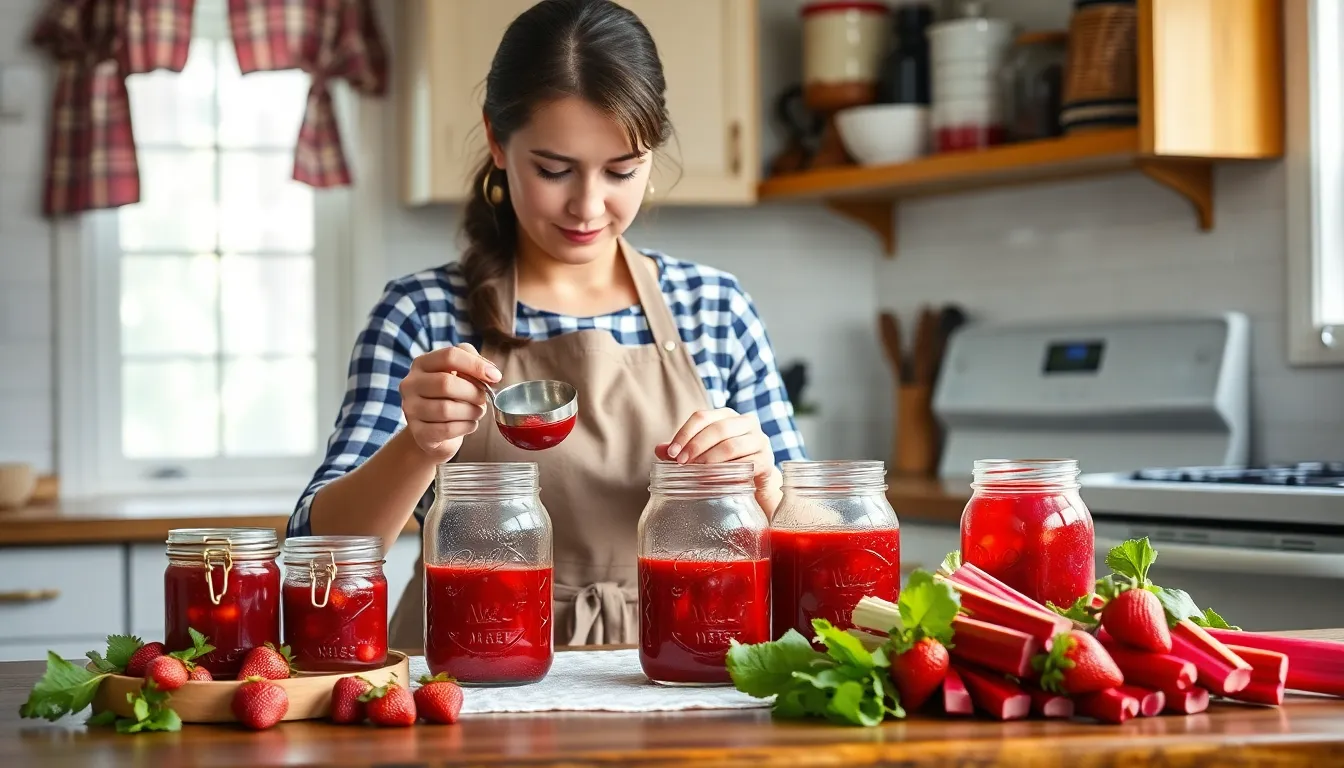 How to Make Perfect Strawberry Rhubarb Jam: Easy Homemade Recipe + Storage Tips 5
