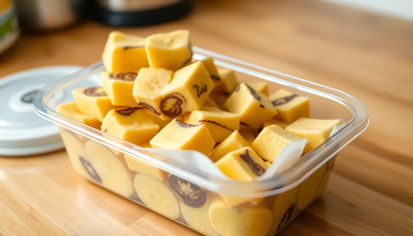 Easy No-Bake Banana Fudge Recipe: Creamy 15-Minute Dessert with Overripe Bananas 7