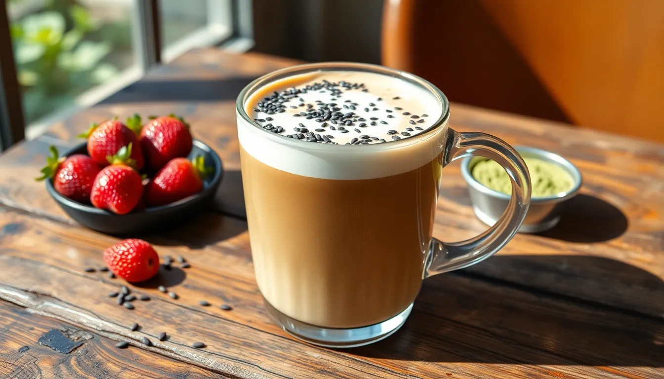 Black Sesame Latte Recipe: How to Make This Creamy Café Drink at Home 7