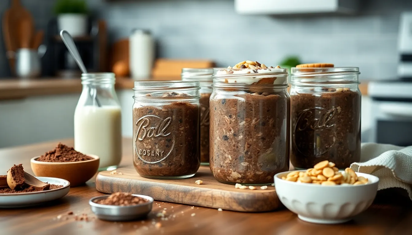 Brownie Batter Overnight Oats Recipe: 5-Minute Healthy Chocolate Breakfast 7
