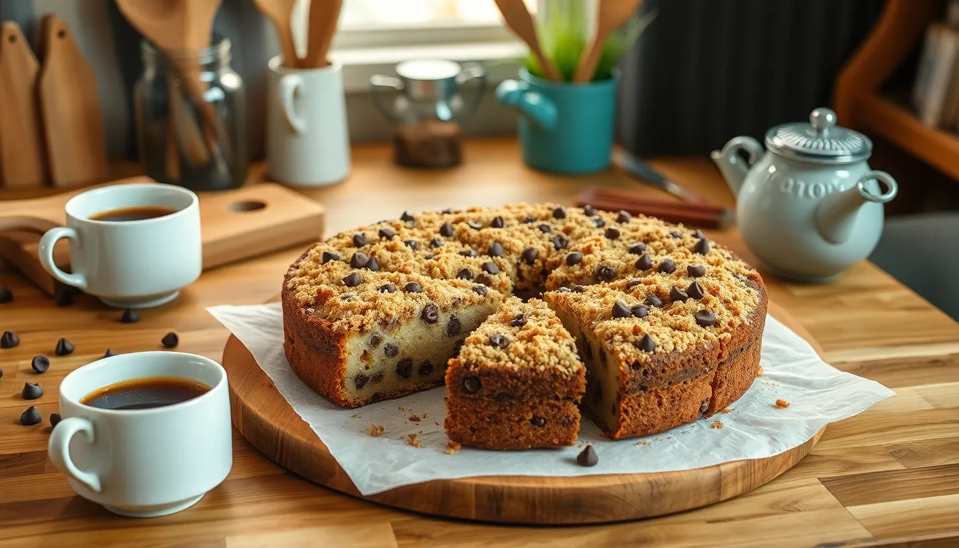 Easy Chocolate Chip Coffee Cake Recipe - Perfect for Breakfast & Brunch 7