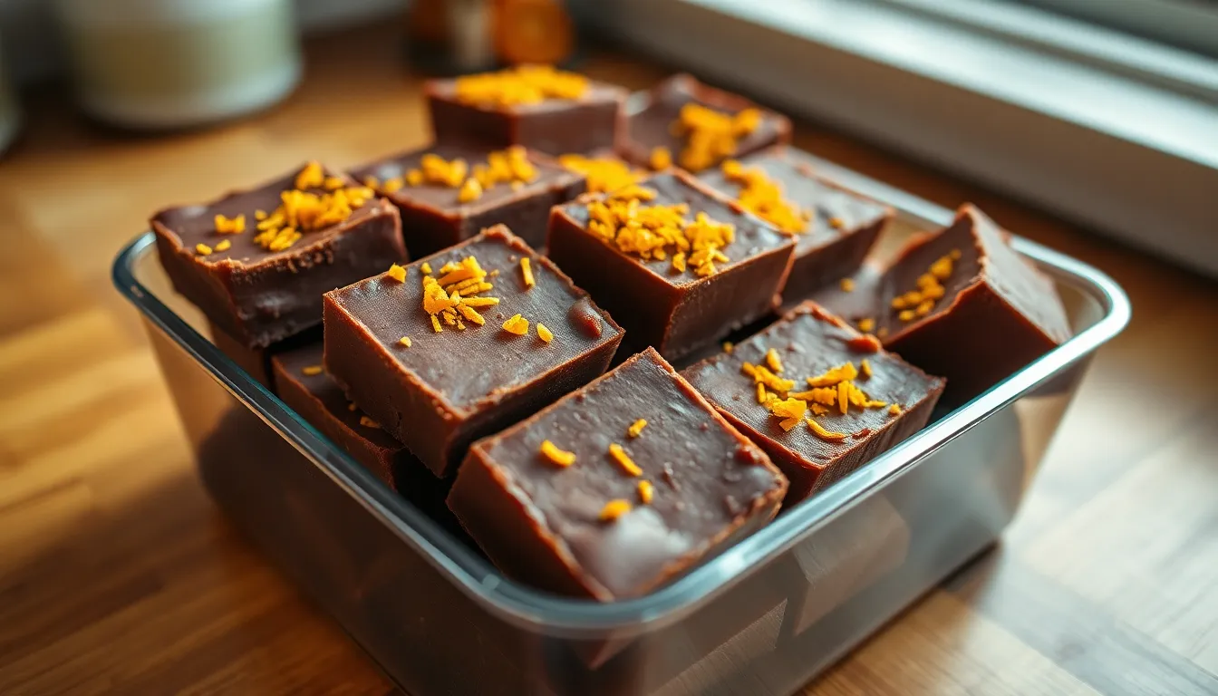 Easy Chocolate Orange Fudge Recipe: Rich, Creamy & Perfect for the Holidays 7