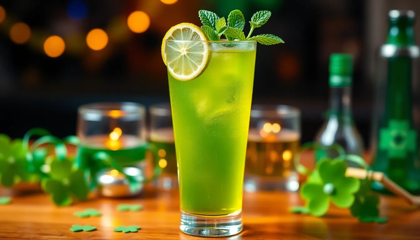 15 Stunning Green Cocktails That'll Make Your Next Party Unforgettable 7