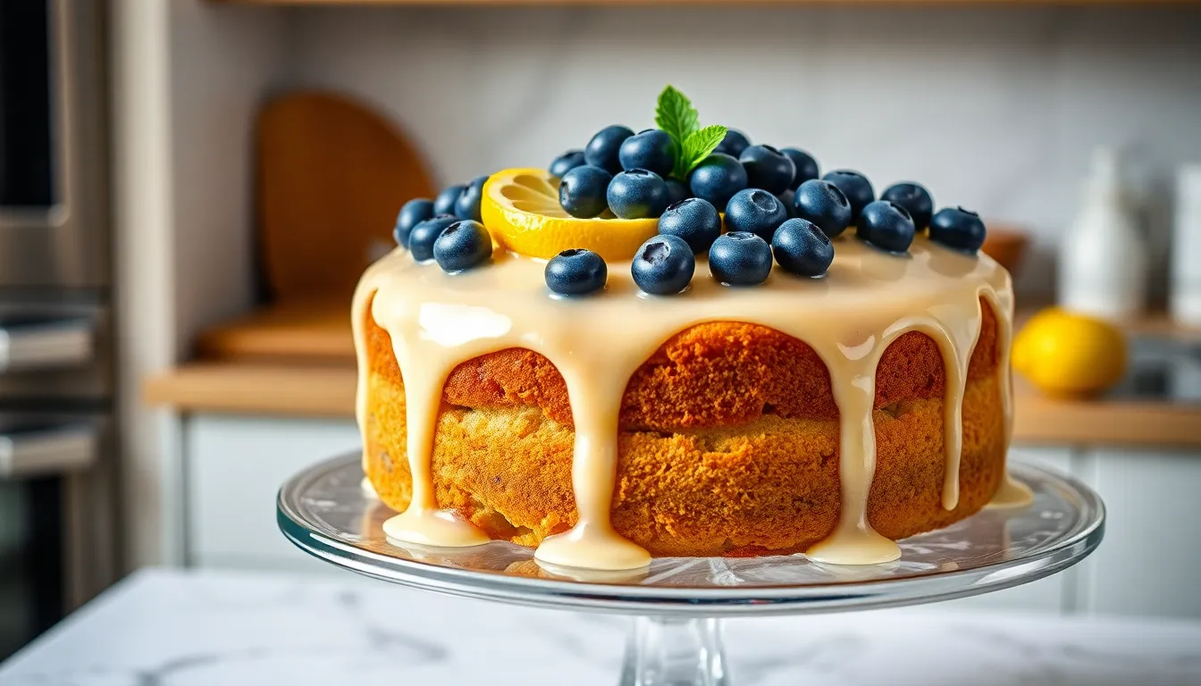 Easy Lemon Blueberry Cake Recipe: Moist, Fluffy & Bursting with Fresh Flavor 7