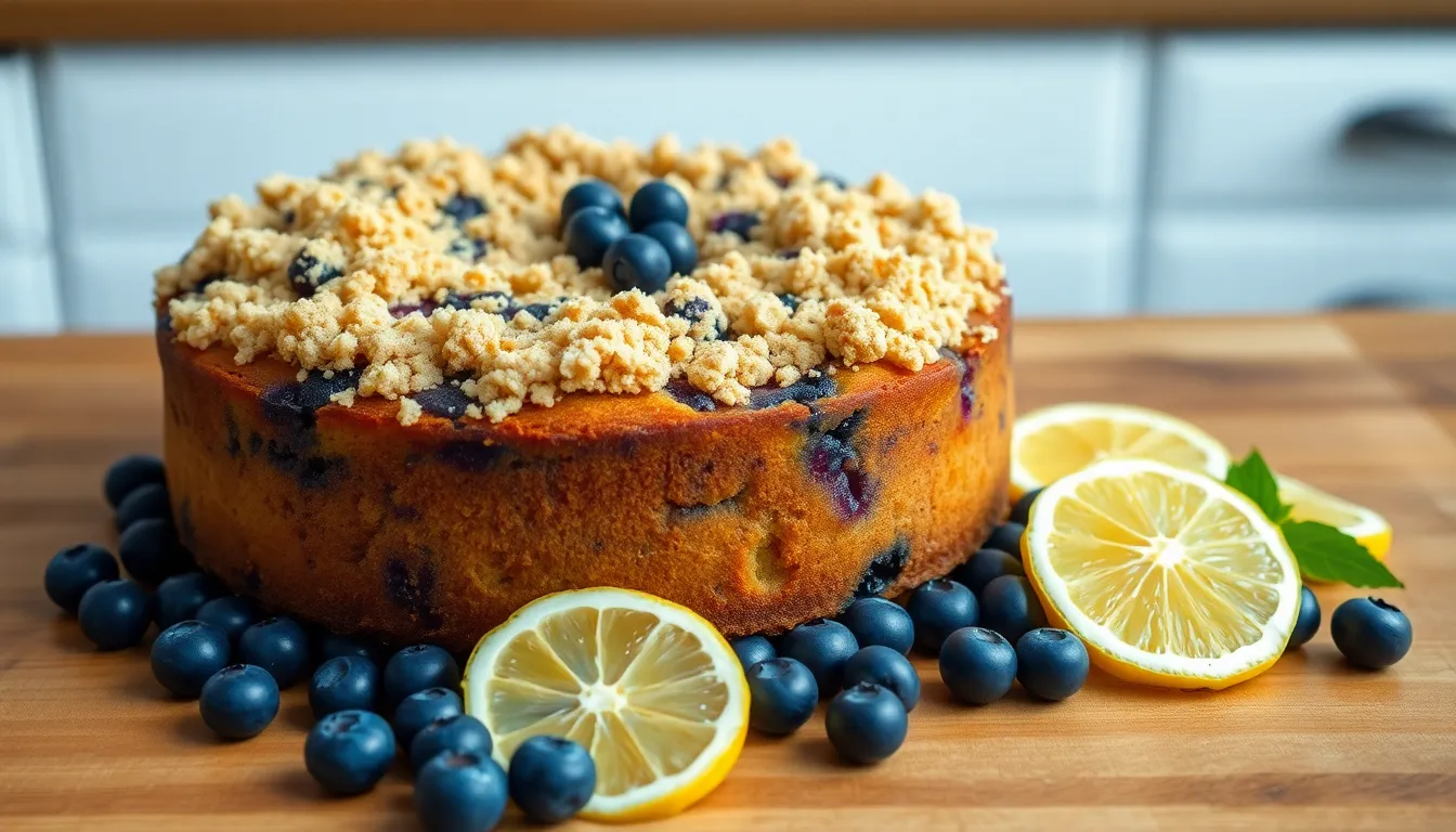 Easy Lemon Blueberry Coffee Cake Recipe - Bakery-Quality Results at Home 7
