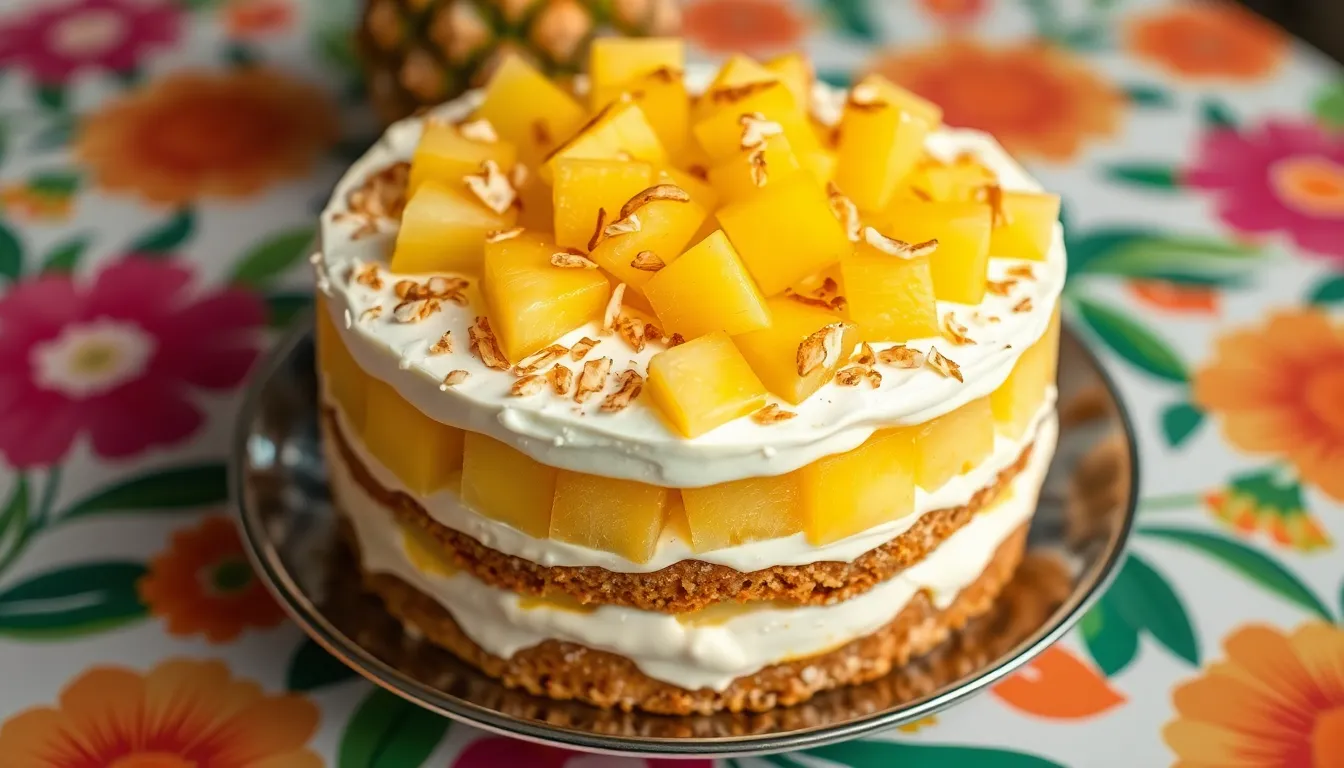 Easy Pineapple Paradise Recipe: No-Bake Tropical Dessert for Summer 8 Easy Pineapple Paradise Recipe: No-Bake Tropical Dessert for Summer 7