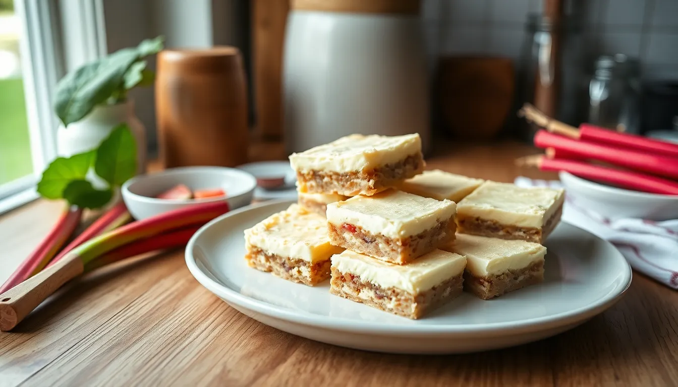 Perfect Rhubarb Custard Bars Recipe: Sweet, Tart & Creamy Spring Dessert 7
