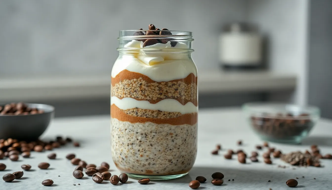 Easy Tiramisu Overnight Oats Recipe: Italian Dessert Meets Healthy Breakfast 8 Easy Tiramisu Overnight Oats Recipe: Italian Dessert Meets Healthy Breakfast 7