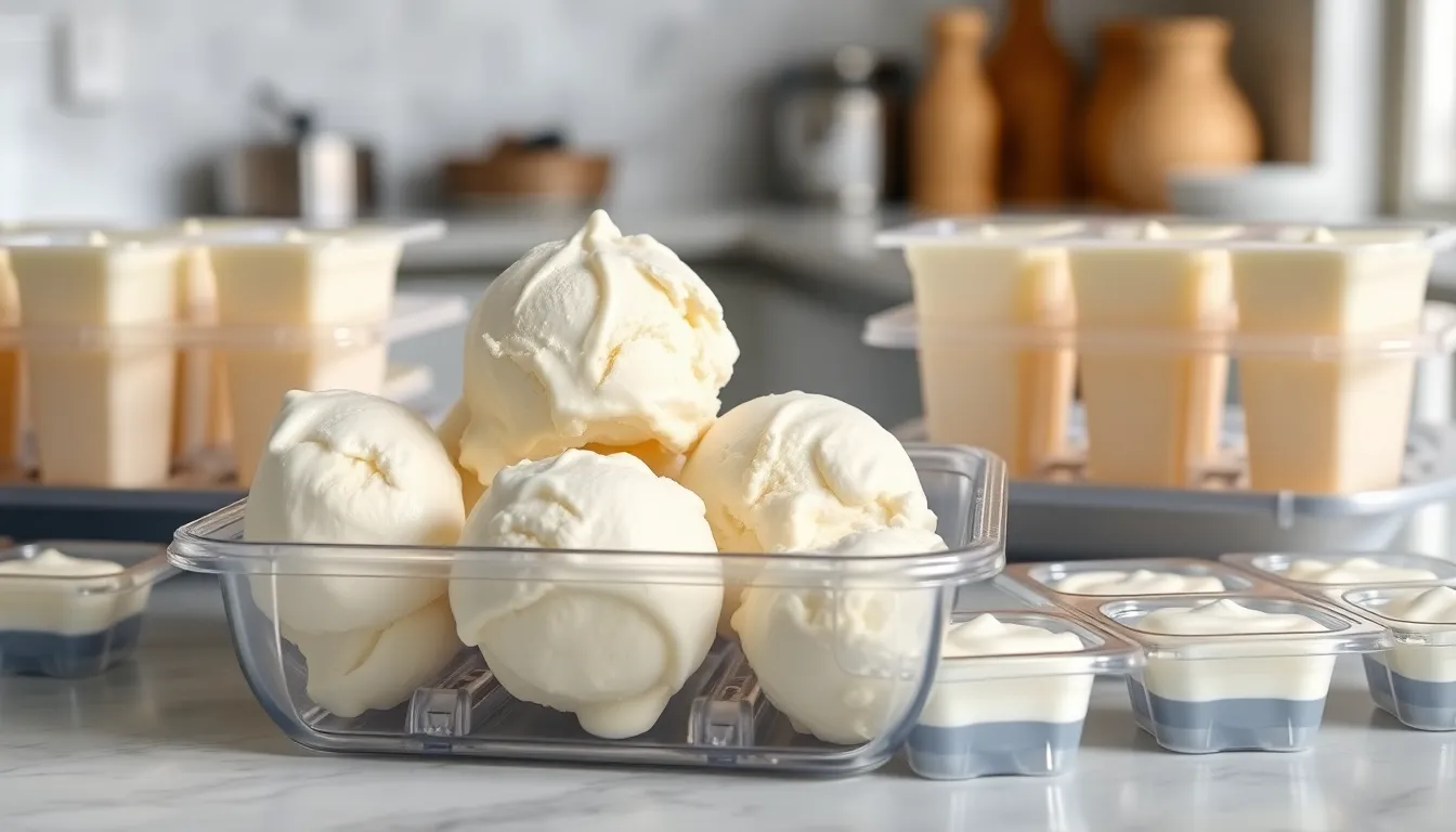 Easy Homemade Vanilla Frozen Yogurt Recipe (No Ice Cream Maker Needed!) 8 Easy Homemade Vanilla Frozen Yogurt Recipe (No Ice Cream Maker Needed!) 7