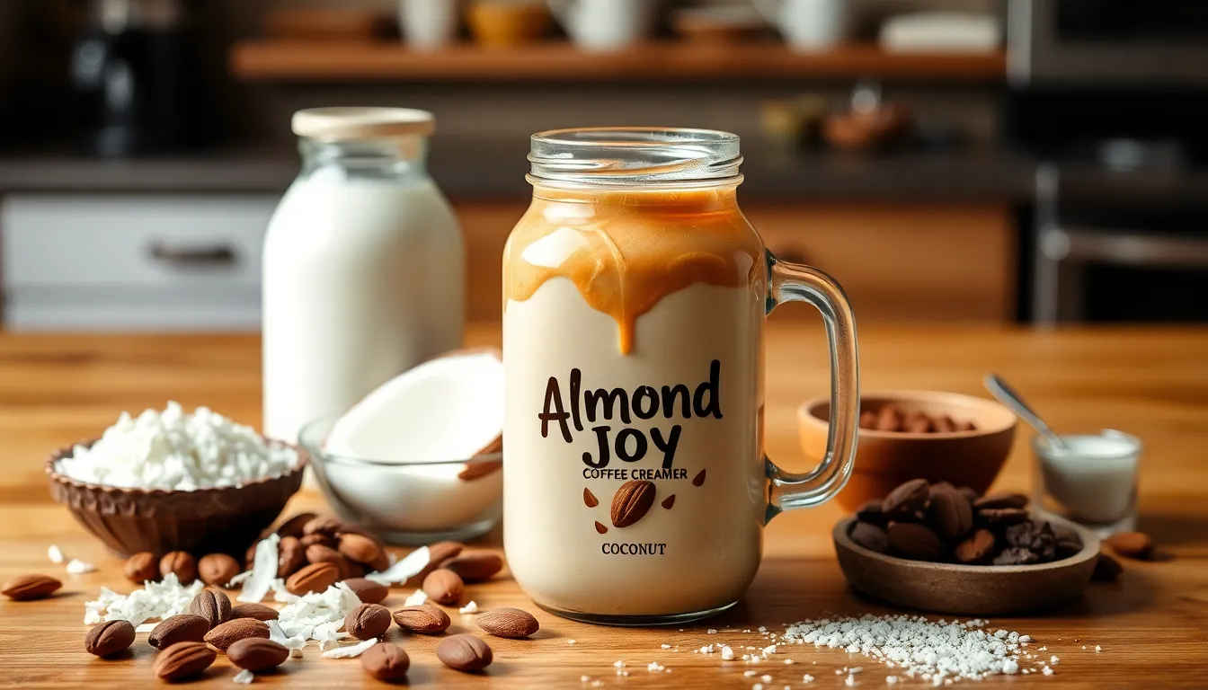 DIY Almond Joy Coffee Creamer Recipe: Make This Candy Bar-Inspired Creamer at Home 10 DIY Almond Joy Coffee Creamer Recipe: Make This Candy Bar-Inspired Creamer at Home 9