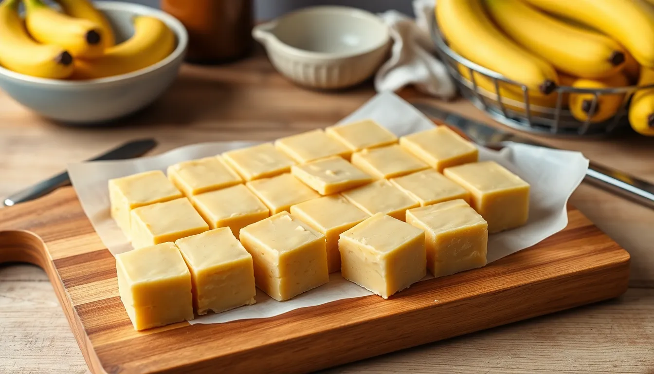 Easy No-Bake Banana Fudge Recipe: Creamy 15-Minute Dessert with Overripe Bananas 9