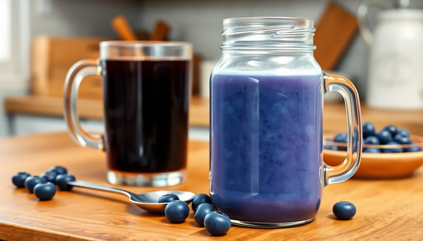 Homemade Blueberry Cobbler Coffee Creamer Recipe (Ready in 15 Minutes!) 9