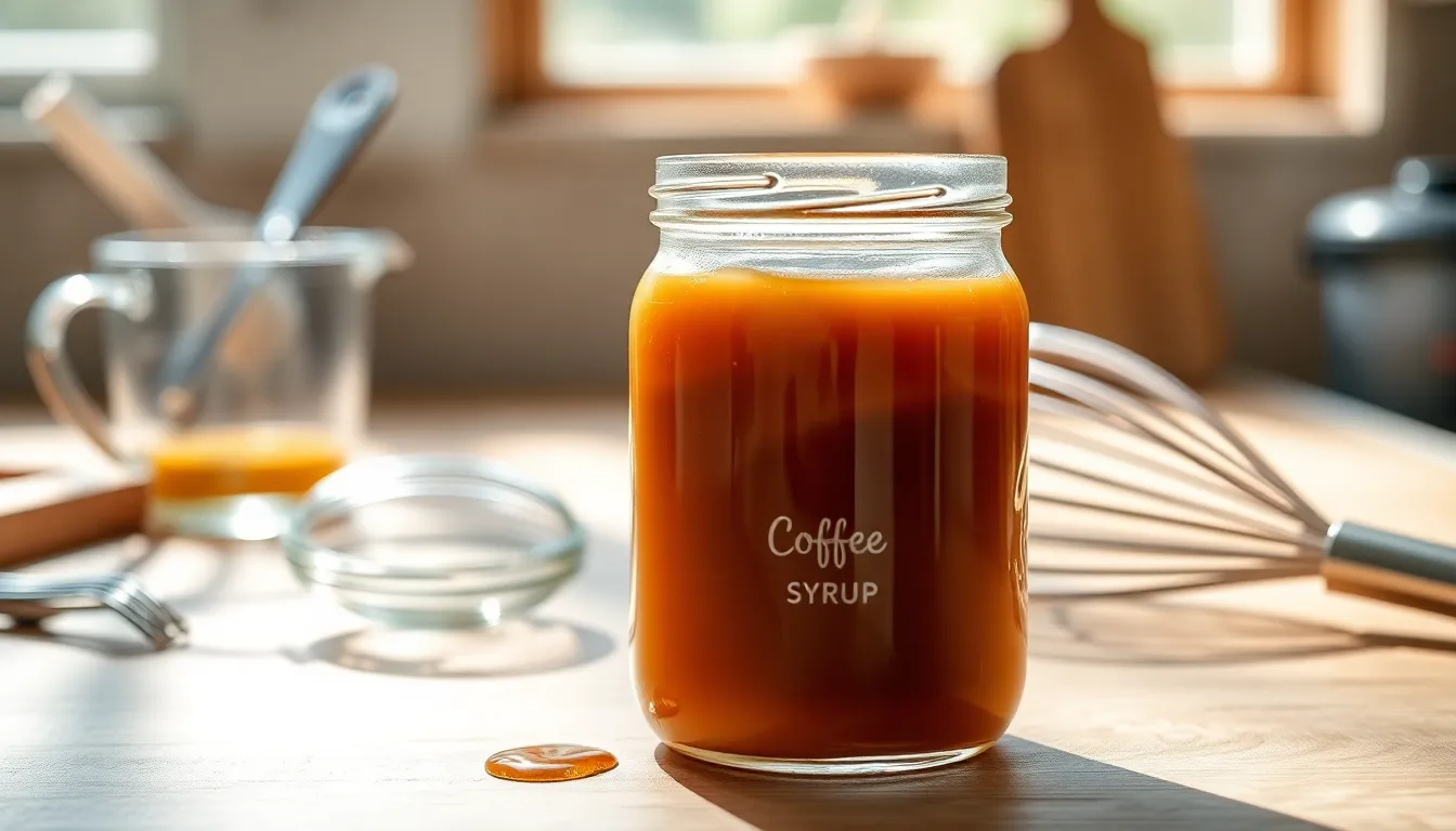 How to Make Rich Caramel Coffee Syrup at Home (Better Than Store-Bought!) 9