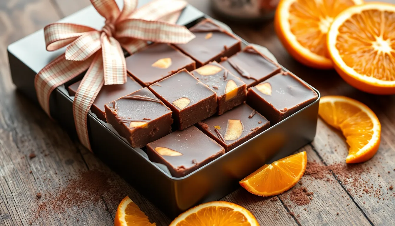 Easy Chocolate Orange Fudge Recipe: Rich, Creamy & Perfect for the Holidays 9