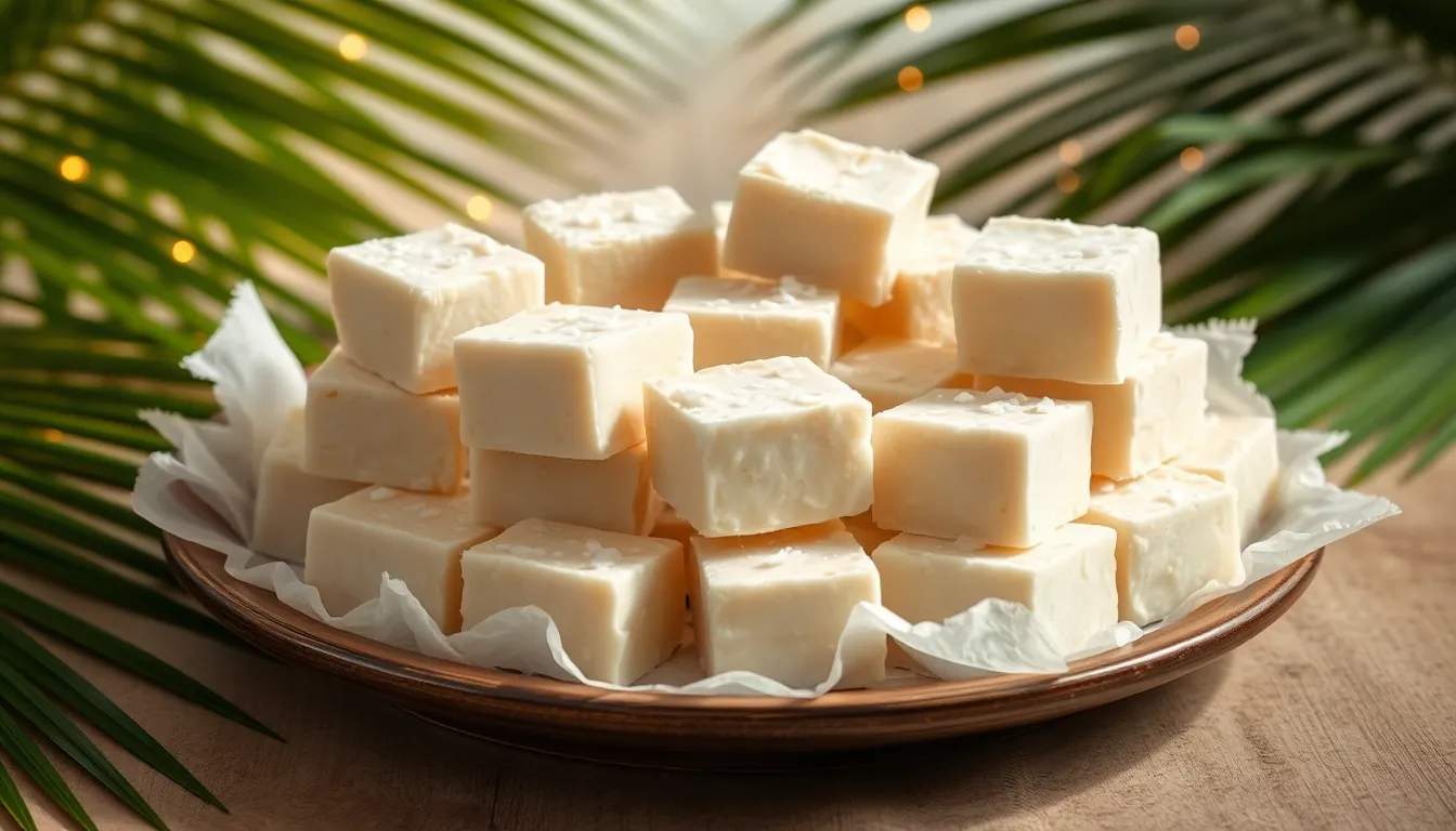 Easy Coconut Fudge Recipe: Creamy Tropical Treat Ready in 30 Minutes 9