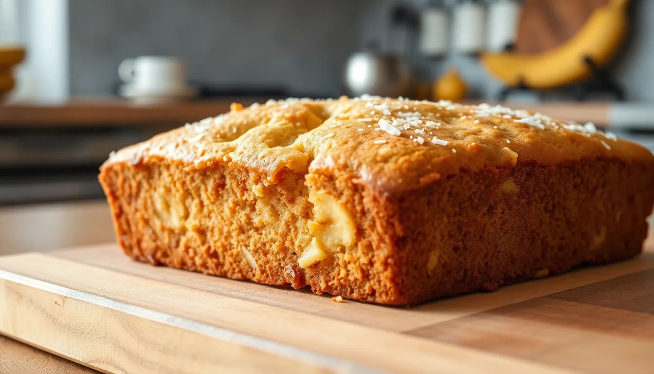 Coconut Pineapple Banana Bread Recipe: Moist Tropical Twist on Classic Comfort Food 10 Coconut Pineapple Banana Bread Recipe: Moist Tropical Twist on Classic Comfort Food 9