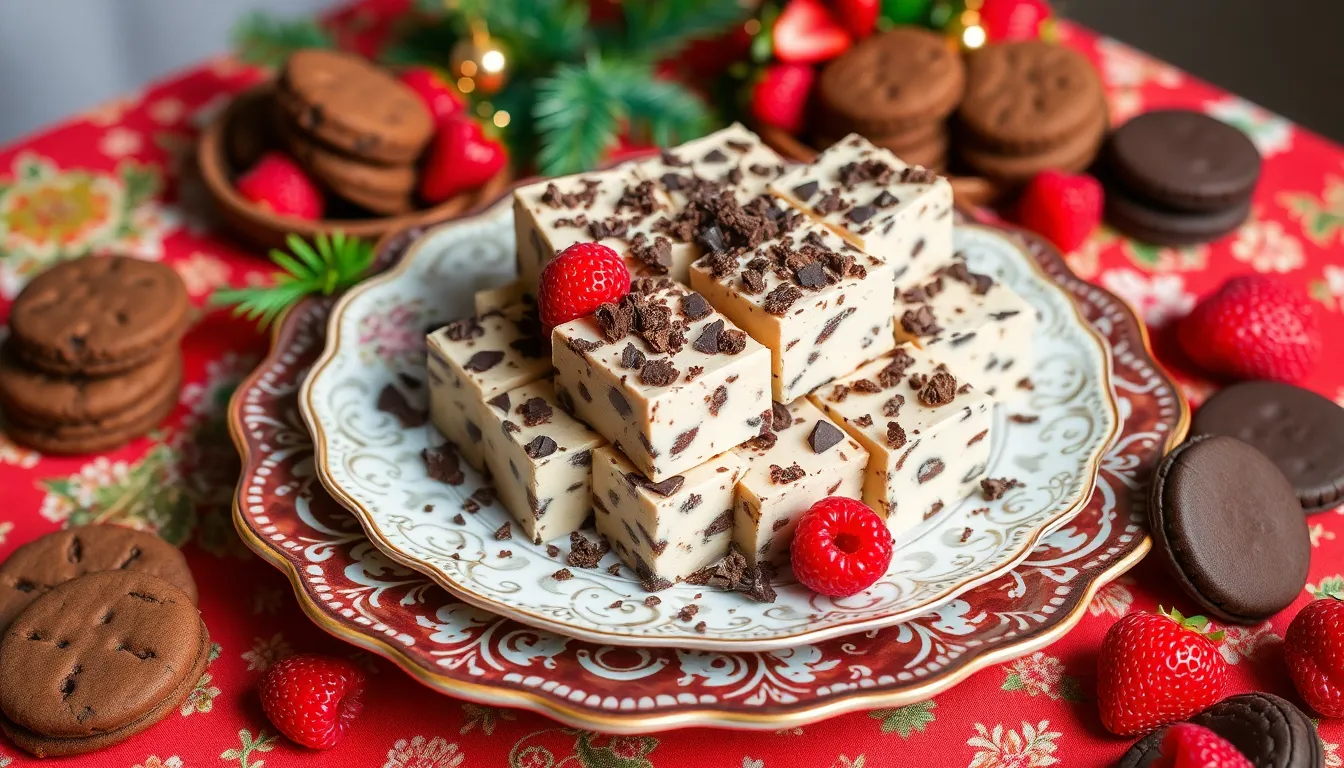 Easy Cookies and Cream Fudge Recipe - No Candy Thermometer Needed 9