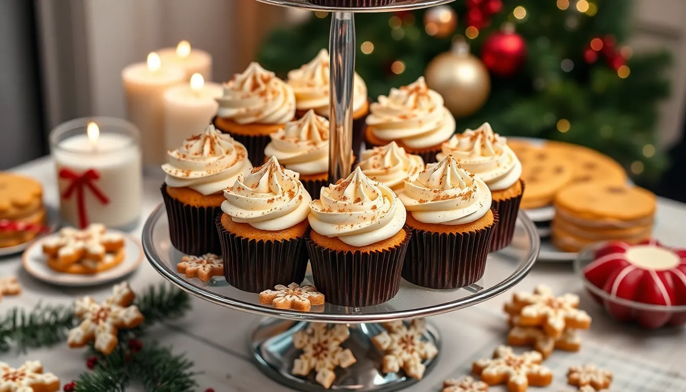 Easy Eggnog Cupcakes Recipe: Festive Holiday Treats with Buttercream Frosting 10 Easy Eggnog Cupcakes Recipe: Festive Holiday Treats with Buttercream Frosting 9